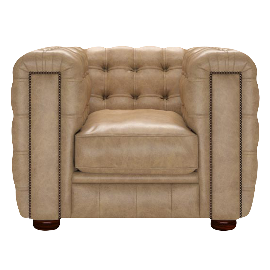 Kingsley Chesterfield Fåtölj Old English Parchment
