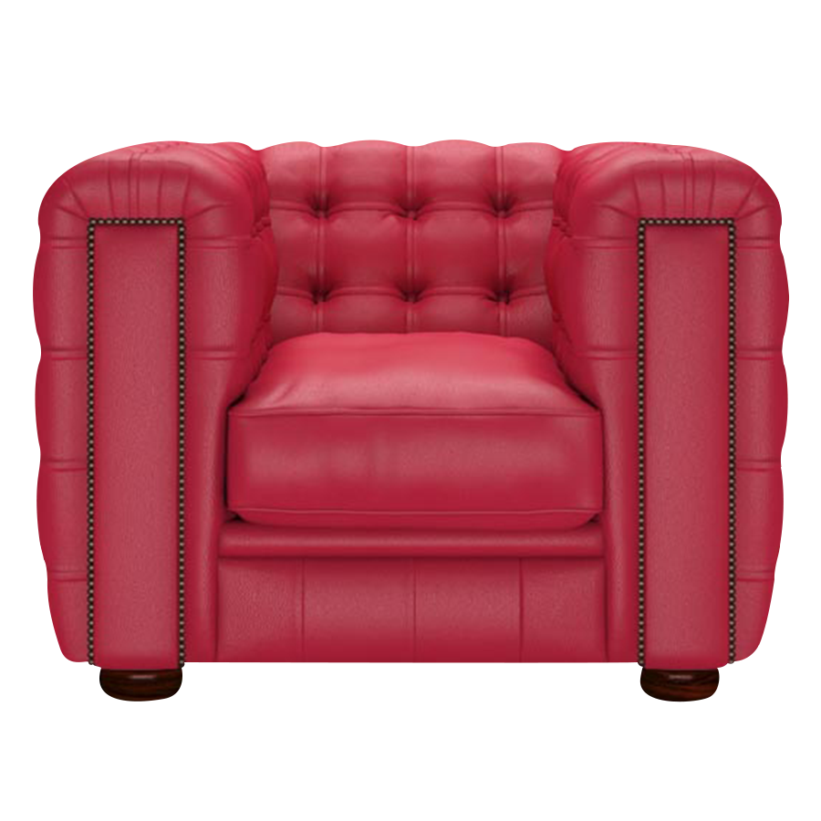 Kingsley Chesterfield Fåtölj Shelly Flame Red