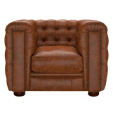 Kingsley Chesterfield Fåtölj Tudor Chestnut