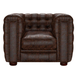 Kingsley Chesterfield Fåtölj Tudor Mahogany