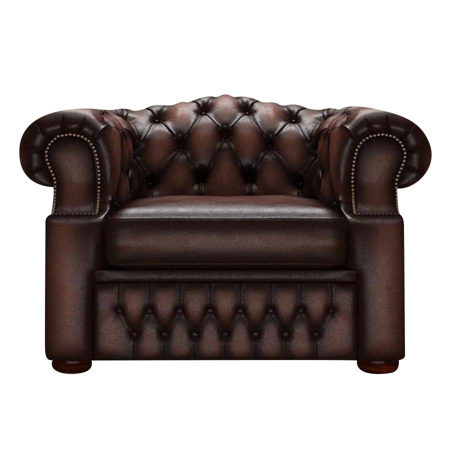 Lawrence Chesterfield Fåtölj Antique Brown