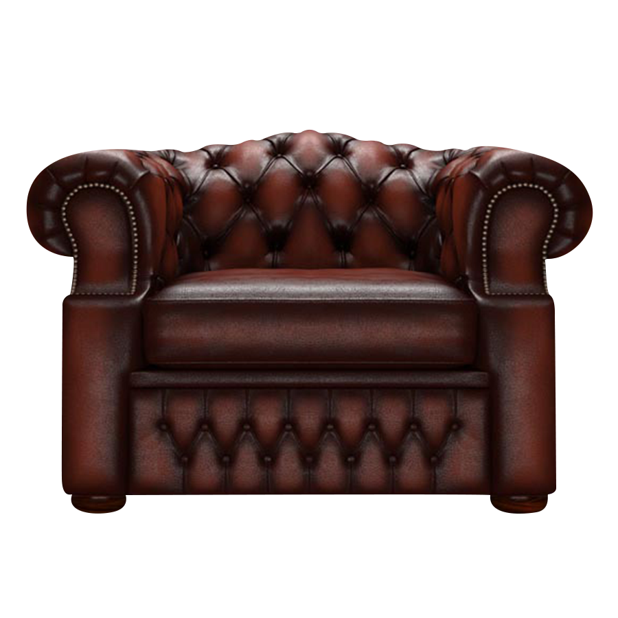 Lawrence Chesterfield Fåtölj Antique Chestnut
