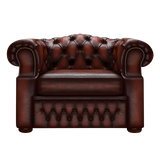 Lawrence Chesterfield Fåtölj Antique Chestnut