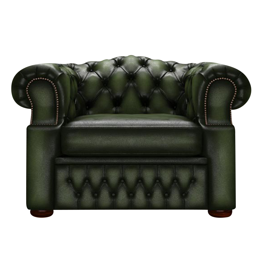 Lawrence Chesterfield Fåtölj Antique Green