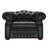 Lawrence Chesterfield Fåtölj Etna Black