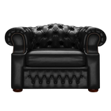 Lawrence Chesterfield Fåtölj Old English Black