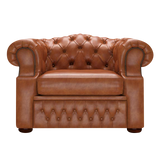 Lawrence Chesterfield Fåtölj Old English Bruciato