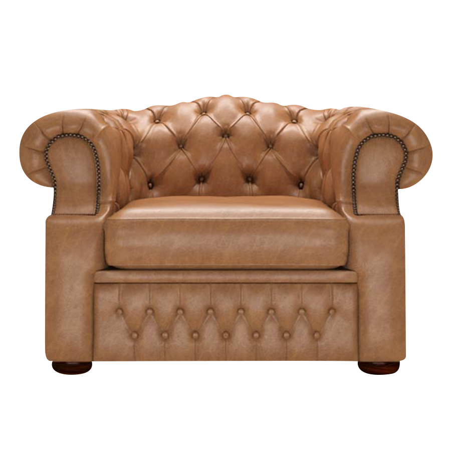 Lawrence Chesterfield Fåtölj Old English Tan