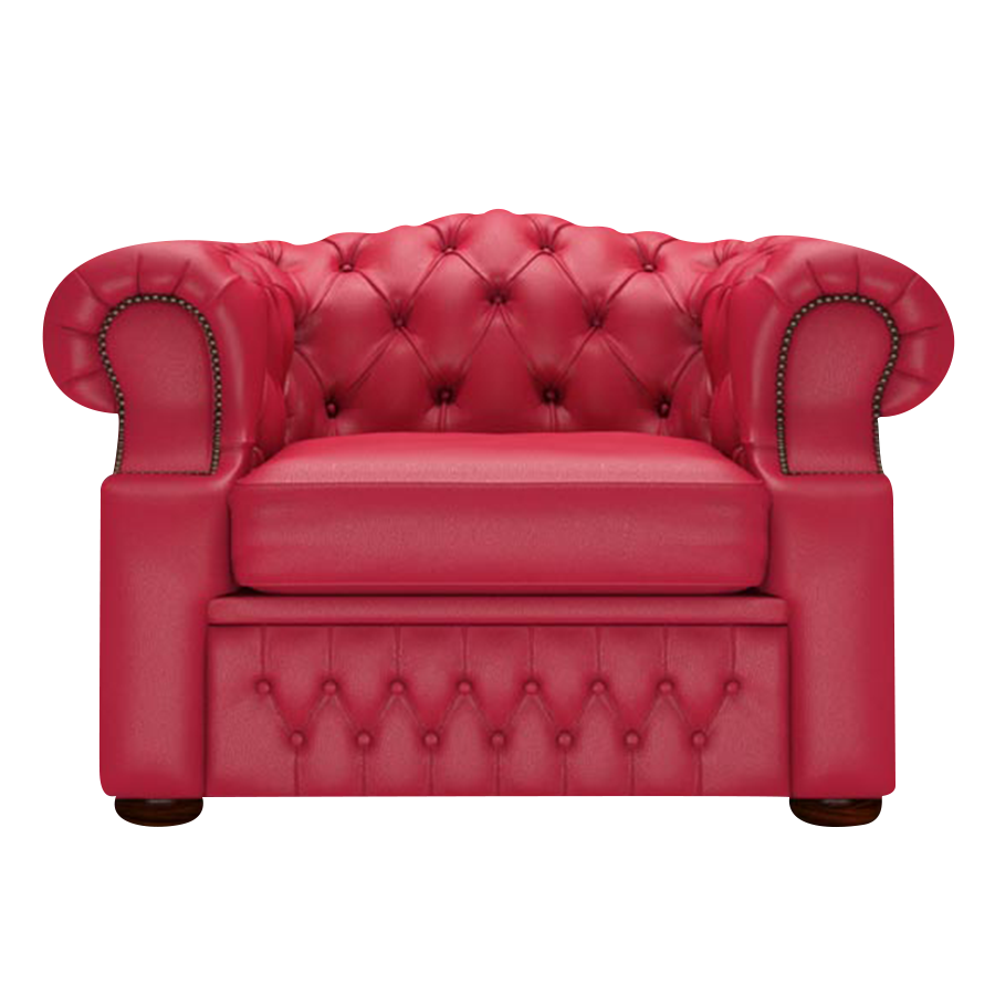 Lawrence Chesterfield Fåtölj Shelly Flame Red
