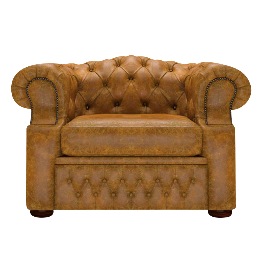 Lawrence Chesterfield Fåtölj Tudor Mustard