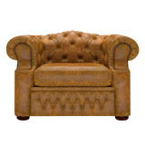 Lawrence Chesterfield Fåtölj Tudor Mustard