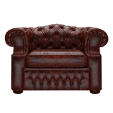Lawrence Chesterfield Fåtölj Tudor Oxblood