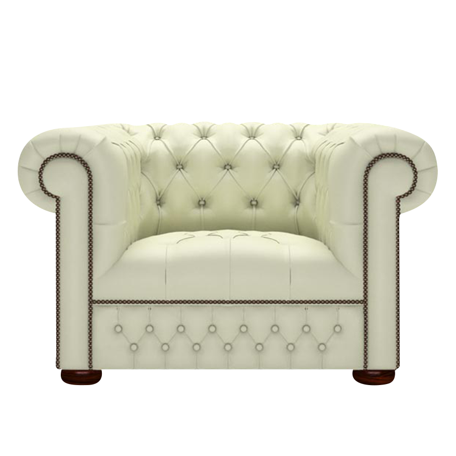 Linwood Chesterfield Fåtölj Birch Cream