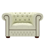 Linwood Chesterfield Fåtölj Birch Cream