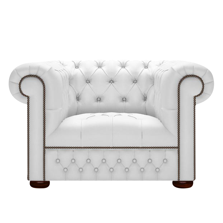 Linwood Chesterfield Fåtölj Birch White