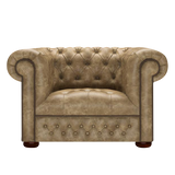 Linwood Chesterfield Fåtölj Etna Beige