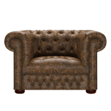 Linwood Chesterfield Fåtölj Etna Brandy