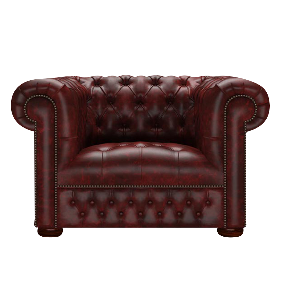 Linwood Chesterfield Fåtölj Etna Red