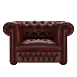 Linwood Chesterfield Fåtölj Etna Red