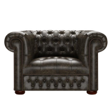 Linwood Chesterfield Fåtölj Old English Alga