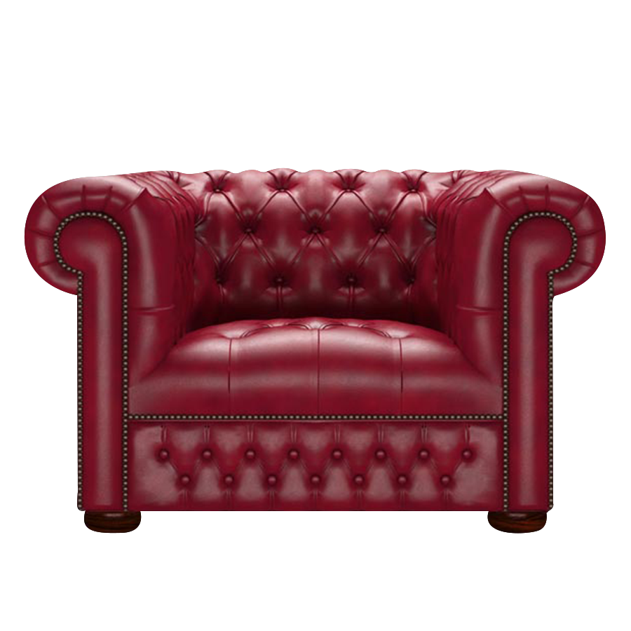 Linwood Chesterfield Fåtölj Old English Gamay