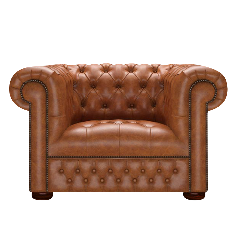Linwood Chesterfield Fåtölj Old English Saddle