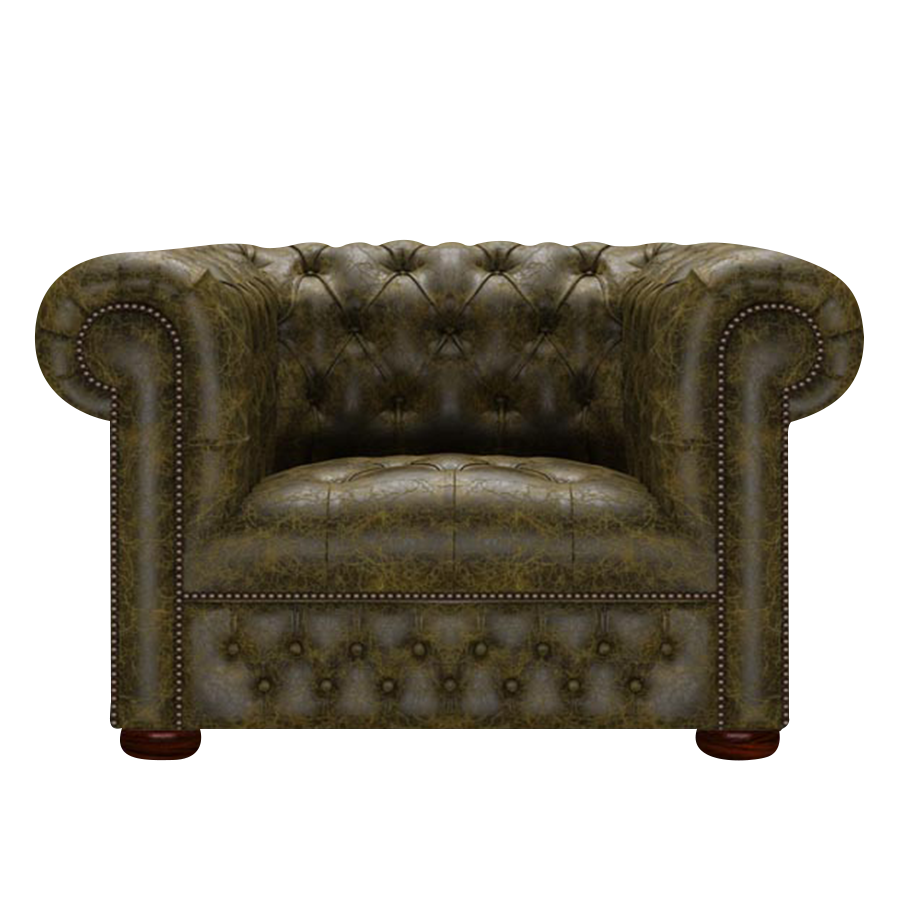 Linwood Chesterfield Fåtölj Tudor Birch