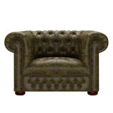 Linwood Chesterfield Fåtölj Tudor Birch