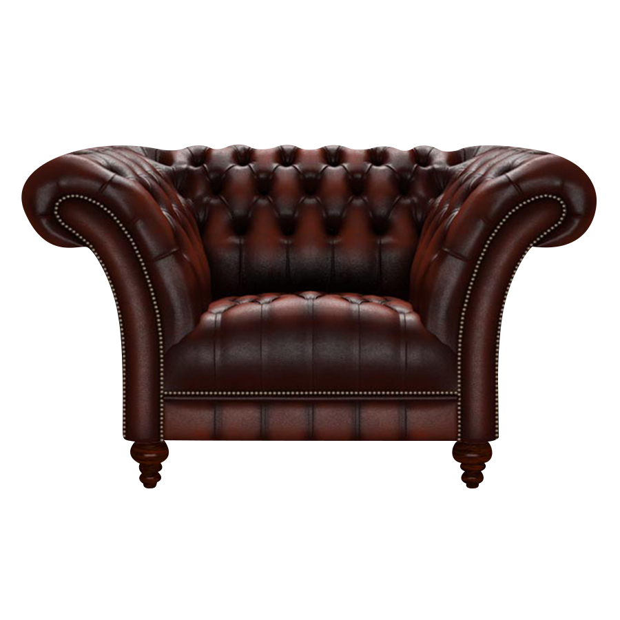 Montgomery Chesterfield Fåtölj Antique Chestnut