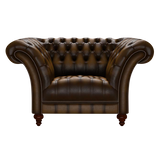 Montgomery Chesterfield Fåtölj Antique Gold