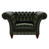 Montgomery Chesterfield Fåtölj Antique Green