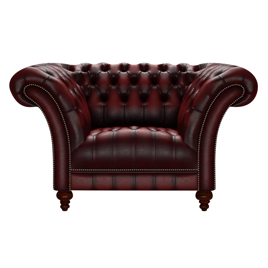 Montgomery Chesterfield Fåtölj Antique Red