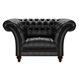 Montgomery Chesterfield Fåtölj Birch Black