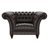 Montgomery Chesterfield Fåtölj Birch Brown