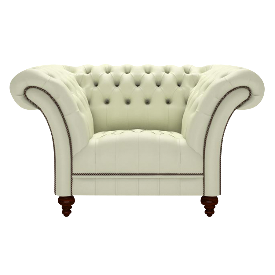Montgomery Chesterfield Fåtölj Birch Cream