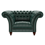 Montgomery Chesterfield Fåtölj Birch Forest Green