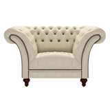 Montgomery Chesterfield Fåtölj Birch Ivory