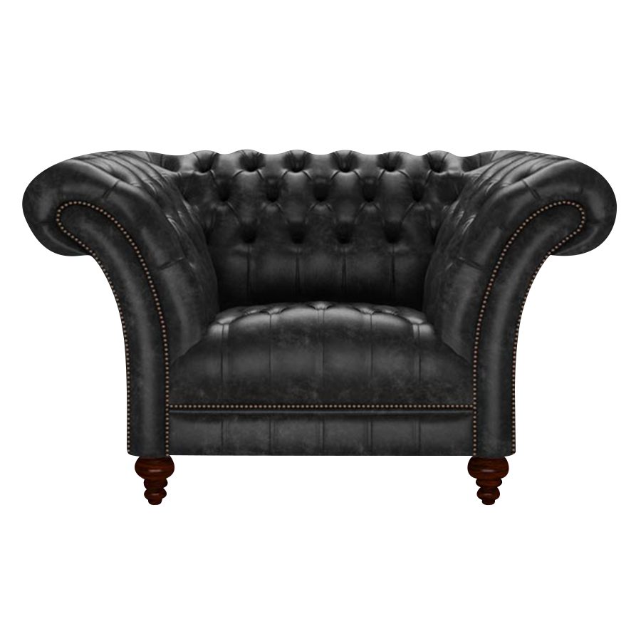 Montgomery Chesterfield Fåtölj Etna Black