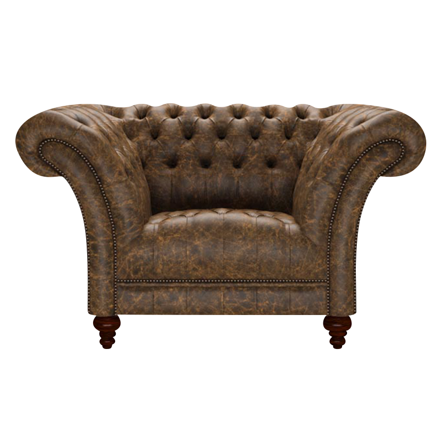 Montgomery Chesterfield Fåtölj Etna Brandy