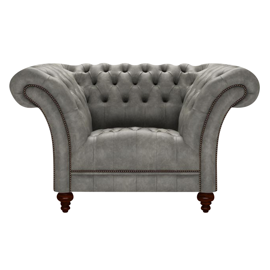 Montgomery Chesterfield Fåtölj Etna Grey
