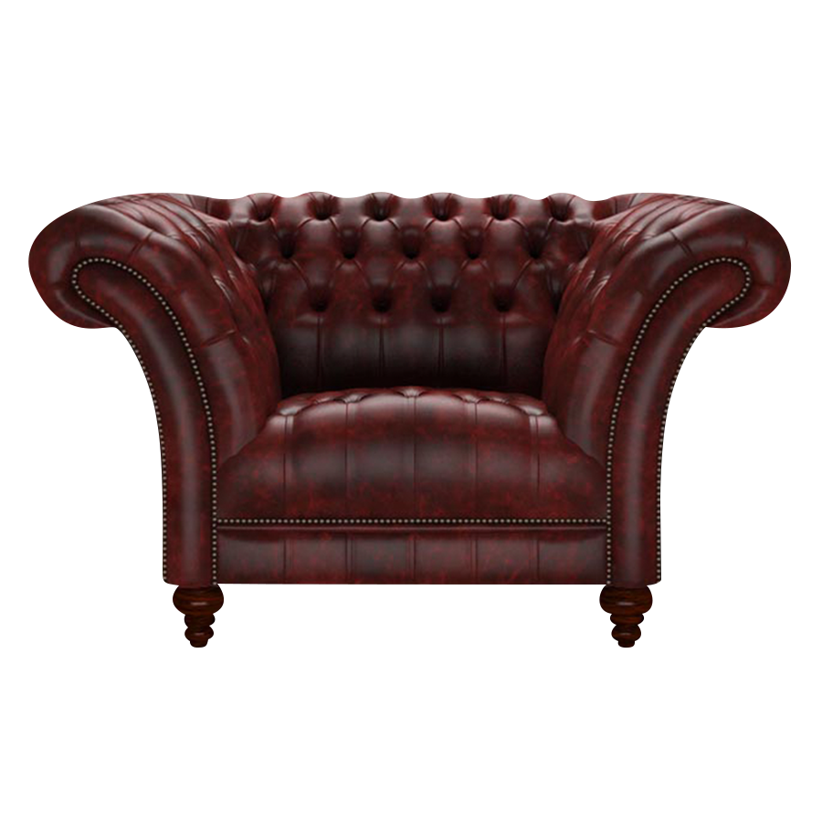 Montgomery Chesterfield Fåtölj Etna Red