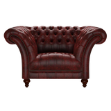 Montgomery Chesterfield Fåtölj Etna Red