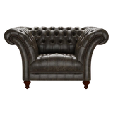 Montgomery Chesterfield Fåtölj Old English Alga