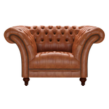 Montgomery Chesterfield Fåtölj Old English Bruciato