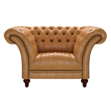 Montgomery Chesterfield Fåtölj Old English Buckskin