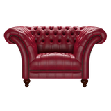 Montgomery Chesterfield Fåtölj Old English Gamay