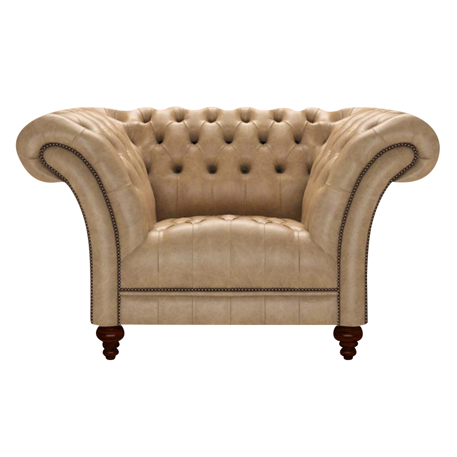 Montgomery Chesterfield Fåtölj Old English Parchment
