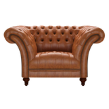 Montgomery Chesterfield Fåtölj Old English Saddle