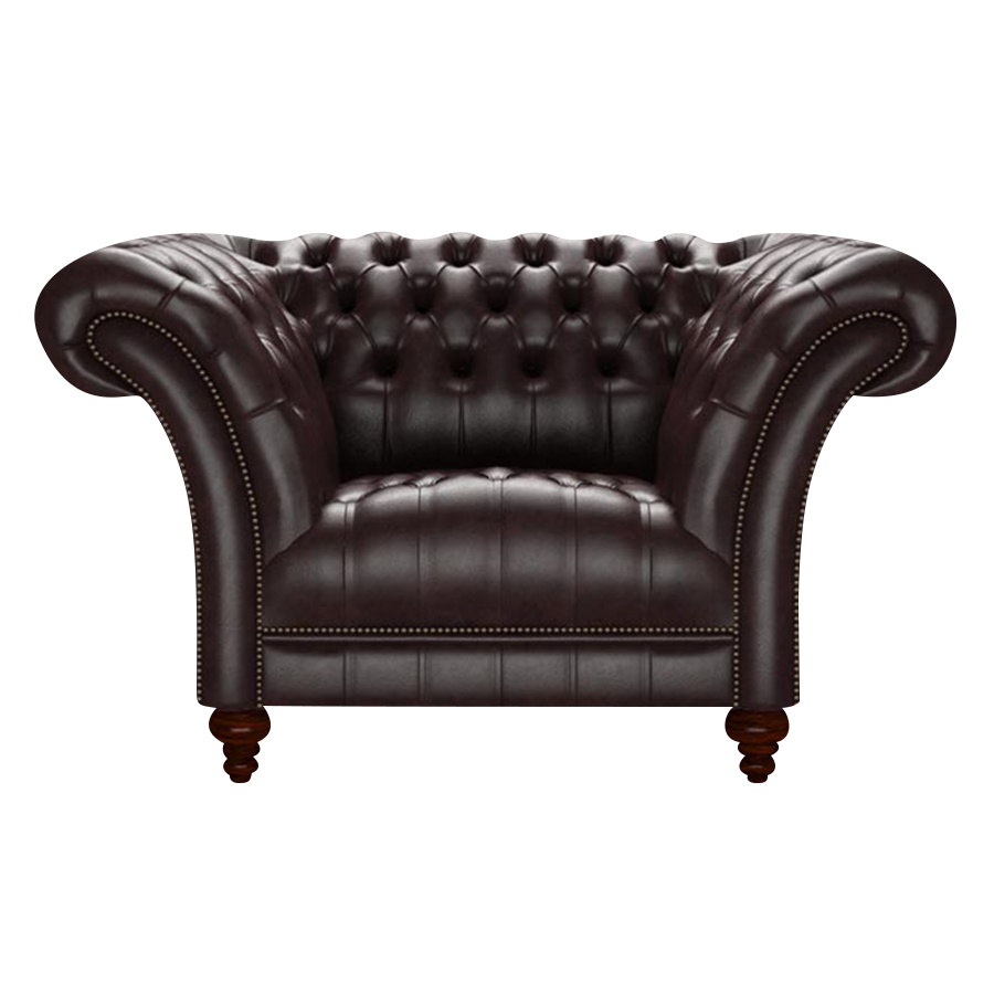 Montgomery Chesterfield Fåtölj Old English Smoke