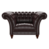 Montgomery Chesterfield Fåtölj Old English Smoke